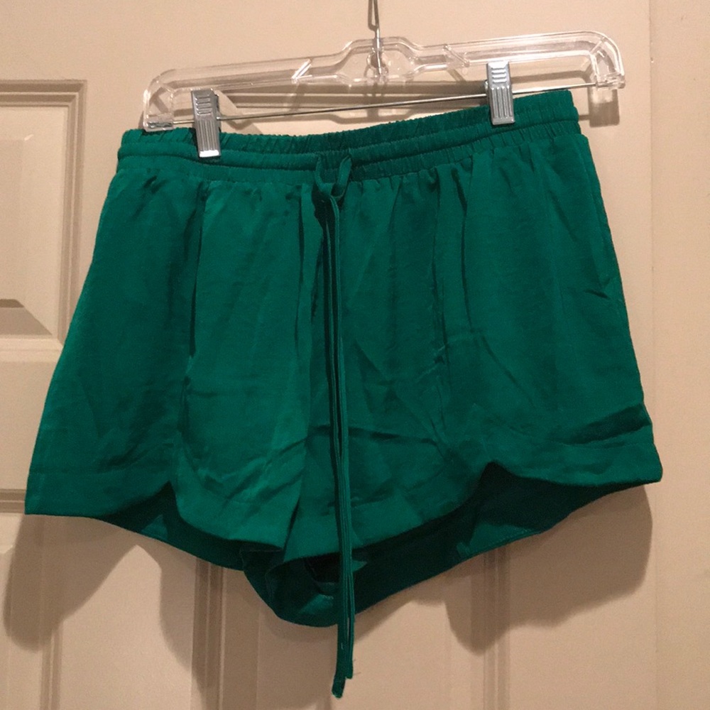 Green shorts